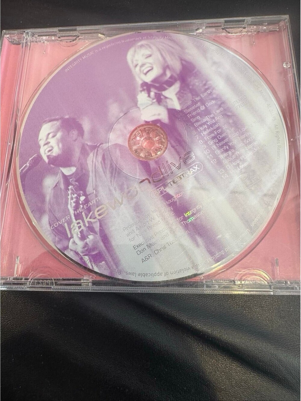 Cover the Earth Split Trax CD Lakewood Church Israel Houghton Integrity Music